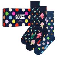 Happy socks 3 stuks Navy Socks Gift Box * Actie *