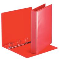 Esselte personaliseerbare ringmap, rug van 5,1 cm, 4 D-ringen van 30 mm, rood
