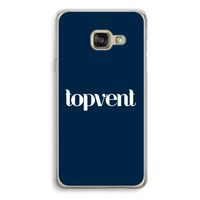 Topvent Navy: Samsung A3 (2017) Transparant Hoesje