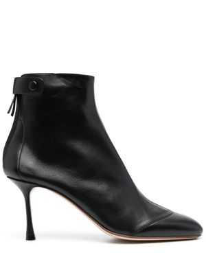 Francesco Russo bottines à talon 80 mm - Noir