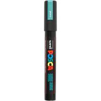 Uni-Posca Posca marker, afm pc-5m, lijndikte 2,5 mm, medium, groen metallic, 1 stuk