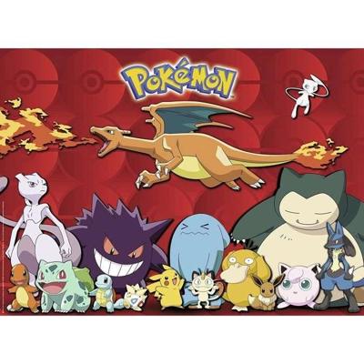 Puzzel 100 XXL stukjes: Mijn favoriete Pokémon go Unique Color Unique