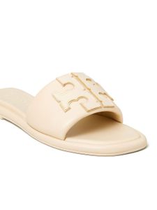 Tory Burch sandales Double T - Tons neutres