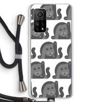 Cats: Xiaomi Mi 10T 5G Transparant Hoesje met koord