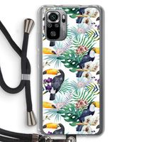 Tukans: Xiaomi Redmi Note 10S Transparant Hoesje met koord