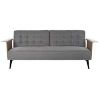 Slaapbank DKD Home Decor Bruin Grijs Metaal Stads 203 x 87 x 81 cm