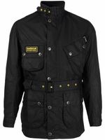 Barbour veste B.Intl légère à effet ciré - Noir