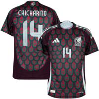 Mexico Authentic Heat.RDY Shirt Thuis 2024-2025 + Chicharito 14