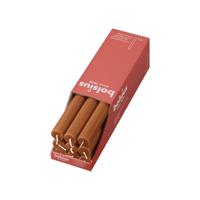 Bolsius dinerkaars rustiek kruidig bruin | 9 stuks