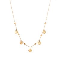 Go Dutch Label Ketting met Discs en Bolletjes Goud