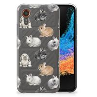 TPU Hoesje voor Samsung Galaxy Xcover 7 Konijntjes TPU Hoesje voor Samsung Galaxy Xcover 7 Konijntjes