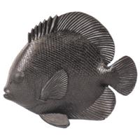 Housevitamin beeld flat fish vis zwart 19 cm | 6 stuks