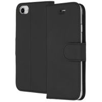 Accezz Wallet Case voor Apple iPhone SE (2022 / 2020) / 8 / 7 / 6(s) Telefoonhoesje Zwart