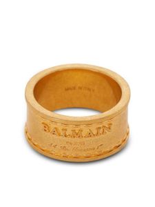 Balmain Signature band ring - Or