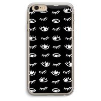 Eye pattern #3: iPhone 6 Plus / 6S Plus Transparant Hoesje