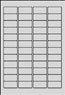 Avery-Zweckform Veiligheidsetiketten L6113-20 (N/A ),Wit, 960 stuk(s), Permanent hechtend