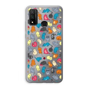 Kleurrijke katten: Huawei P Smart (2020) Transparant Hoesje