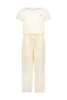 Le Chic Zomer jumpsuit meisjes Off wit - gerecycled voile - Daisy