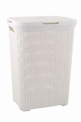 Curver style wasbox 60 liter vintage wit
