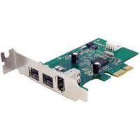 StarTech.com 3-poort 2b 1a Low Profile 1394 PCI Express FireWire Adapterkaart