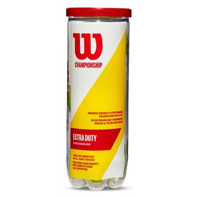 TUBE OF 3 TENNIS BALLS WILSON "CHAMPIONSHIP XD"