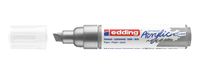 Edding 5000 Acrylic Marker Broad permanente marker Beitelvormige punt Zilver 1 stuk(s)