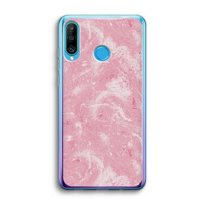 Abstract Painting Pink: Huawei P30 Lite Transparant Hoesje