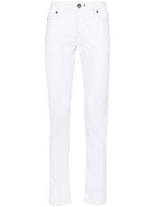 Sartoria Tramarossa jean Leonard à coupe slim - Blanc