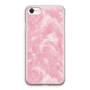 Abstract Painting Pink: iPhone 8 Transparant Hoesje