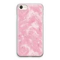 Abstract Painting Pink: iPhone 8 Transparant Hoesje