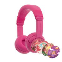 onanoff BuddyPhones® On Ear headset Kinderen Bluetooth, Kabel Pink Volumebegrenzing, Vouwbaar, Headset - thumbnail