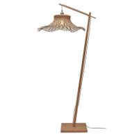 GOOD&MOJO Vloerlamp Ibiza - Bamboe|Zwart - 83x65x176cm