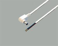 BKL Electronic Laagspannings-aansluitkabel Laagspanningsstekker - Open kabeleinde 5.5 mm 2.1 mm 2.00 m 1 stuk(s)