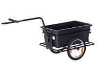 Roland big boy fietskar - kunststof/staal - 90l - zwart Roland big boy fietskar - kunststof/staal - 90l - zwart