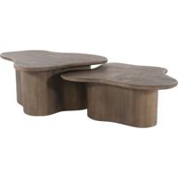 Salontafelset van 2 Forest donker