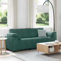 3-zitsbank donkergroen 178 cm fluweel