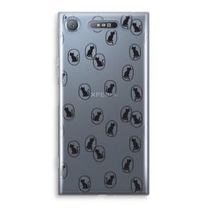 Miauw: Sony Xperia XZ1 Transparant Hoesje