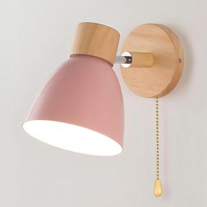 Jandiel - Hout Scandinavisch Moderne Hangende Schakelaar Wandlamp