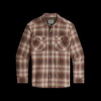 Royal Robbins Snowcap Lined Flannel L/S Shirt Heren Seal Brown Tioga Pld XL