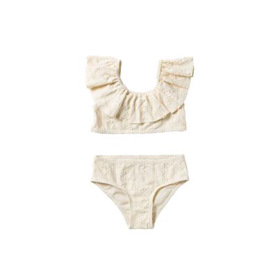 Salted Stories zomer bikini meisjes - geel - Anglaise