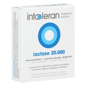 Intoleran Lactase 20 000 50 Tabletten