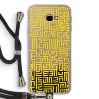 Majorelle Blue Print: Samsung Galaxy J4 Plus Transparant Hoesje met koord