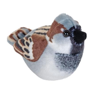 Wild Republic knuffel Huismus - pluche - 14 cm - vogel - knuffeldier