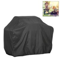 Outdoor anti-UV waterdicht stof-proof 210D Oxford doek BBQ vierkante beschermende tas houtskoolbarbecue Grill cover grootte: 100x60x150cm (zwart)