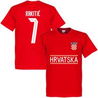 Kroatië Rakitic 7 Team T-Shirt 2021-2022 - thumbnail