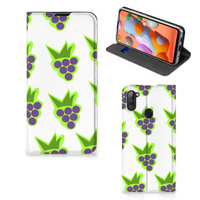 Samsung Galaxy M11 | A11 Flip Style Cover Druiven - thumbnail