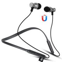 F106 Bluetooth 4.2 Hanging Neck Design Bluetooth Headset Support Music Play & Switching & Volume Control & Answer(Black)