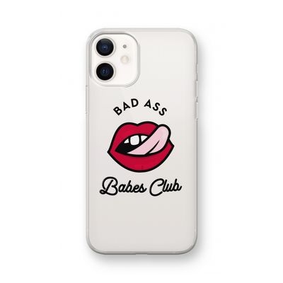 Badass Babes Club: iPhone 12 mini Transparant Hoesje