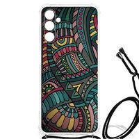 Samsung Galaxy A13 5G | A04s Doorzichtige Silicone Hoesje Aztec