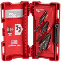 Milwaukee SHOCKWAVE™ Stappenboorset 3-delig - 48899266